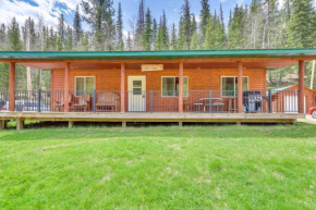 Wraparound Deck and Grill Deadwood Cabin